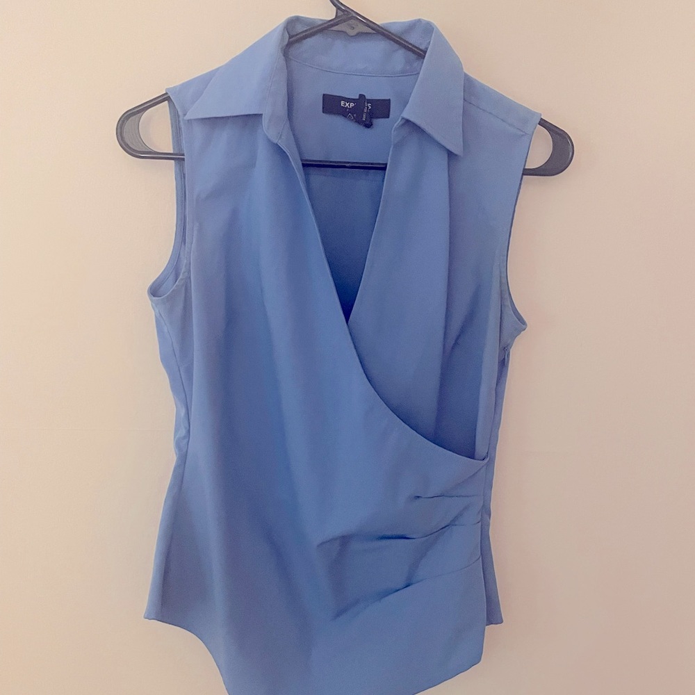 Blue wrap tank
